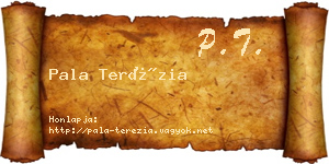 Pala Terézia névjegykártya